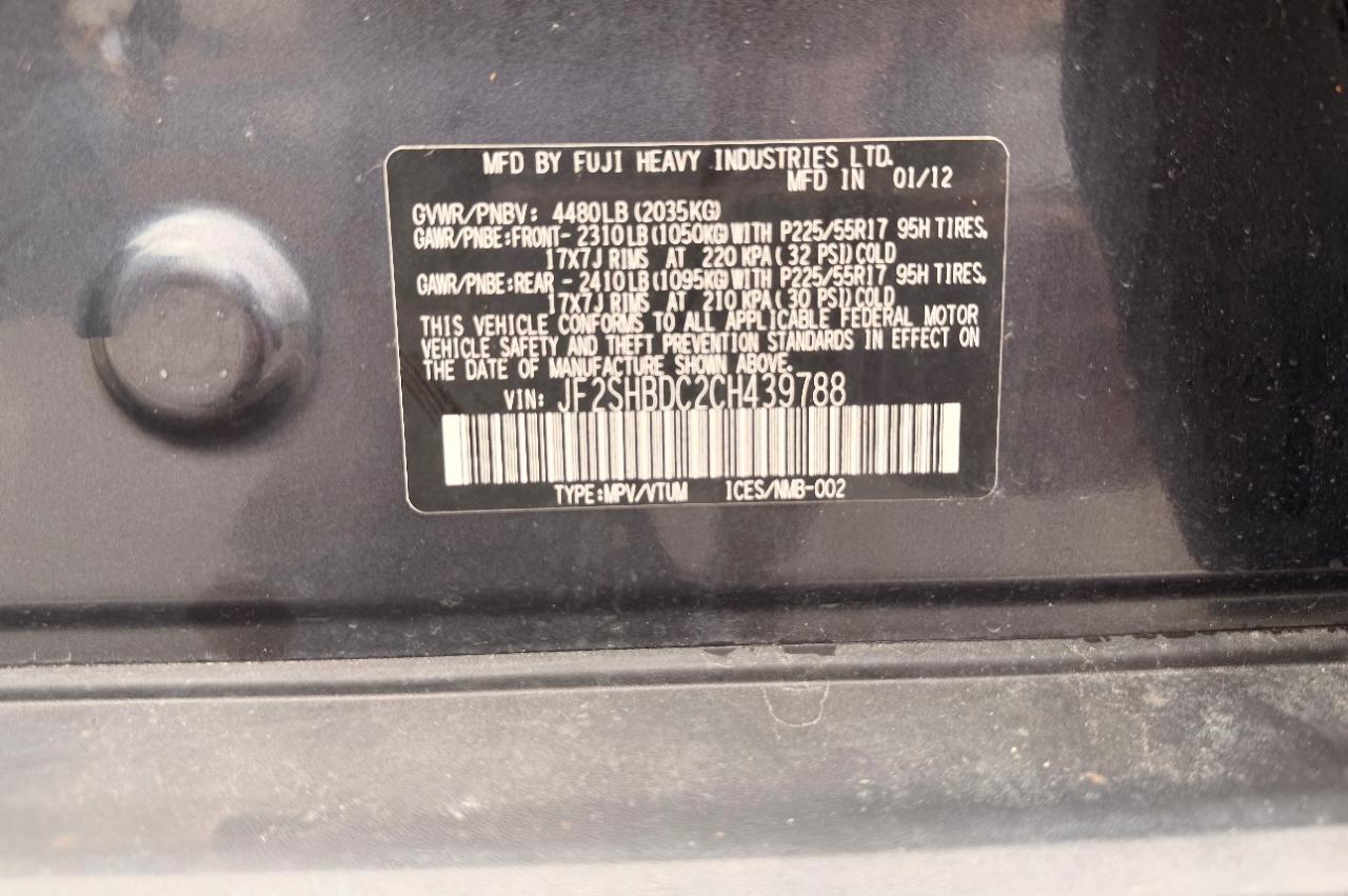 Subaru Forester 4dr Auto 2.5X Premium 2012