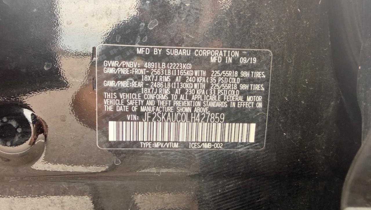 Subaru Forester Limited CVT 2020