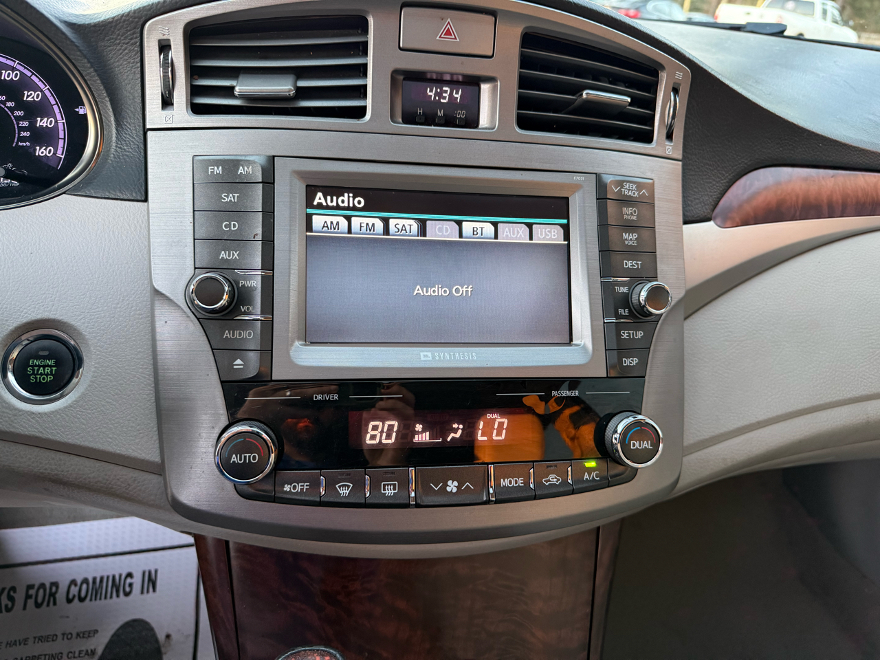 Toyota Avalon Base 2012