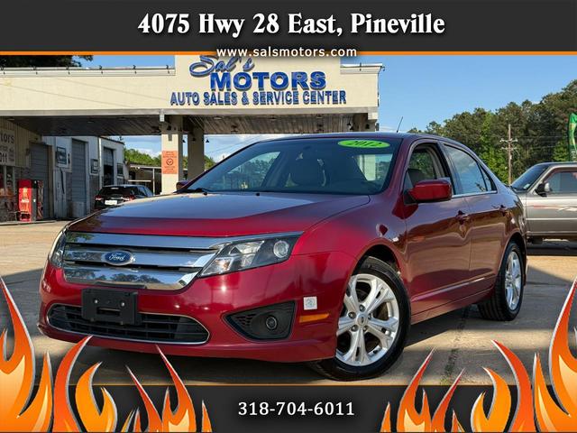 Red 2012 Ford Fusion SE Sedan Front-Wheel Drive Automatic