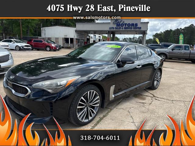 Black 2018 Kia Stinger Premium RWD Sedan Rear-Wheel Drive Automatic
