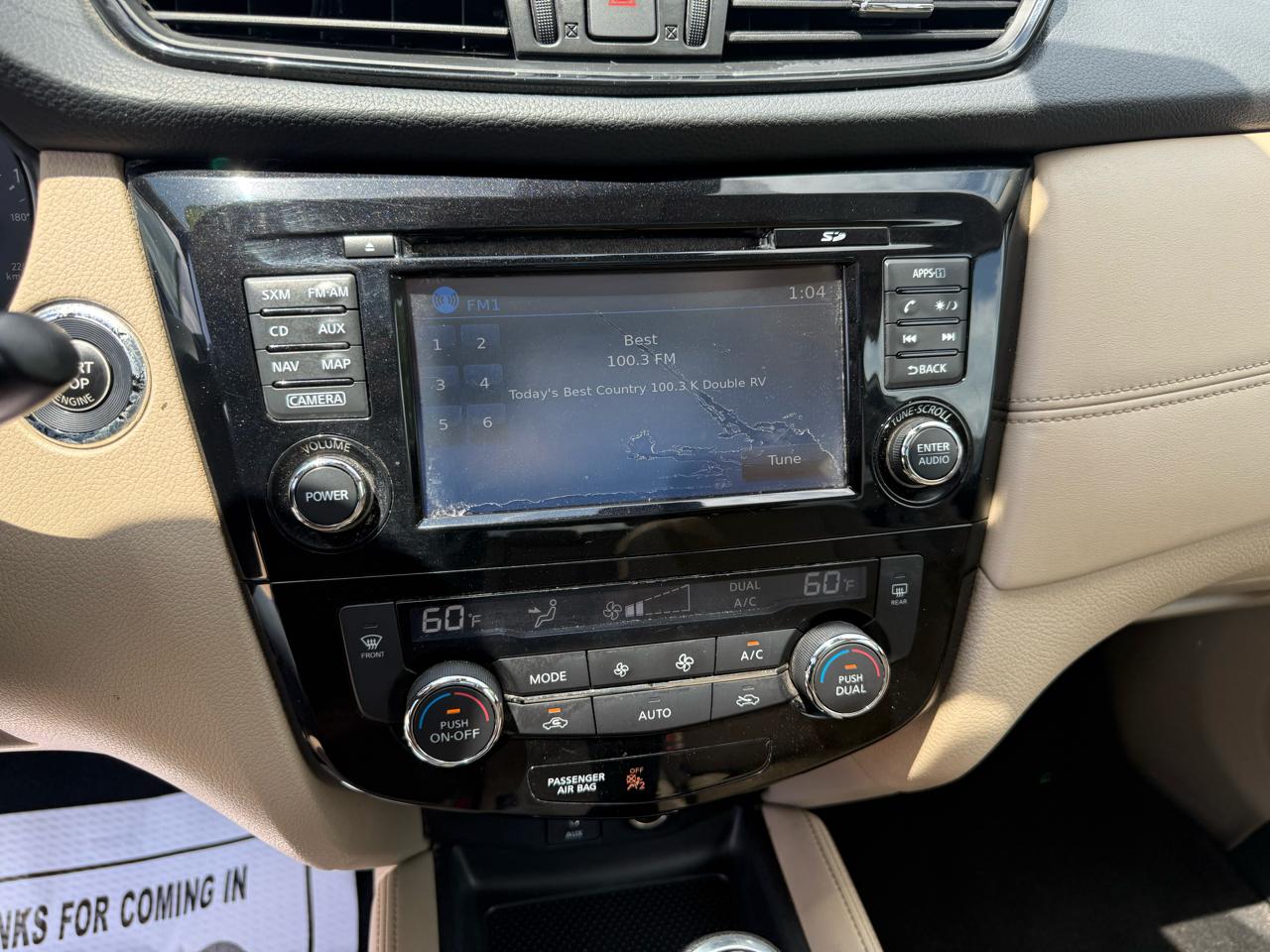 Nissan Rogue FWD 4dr SL 2017