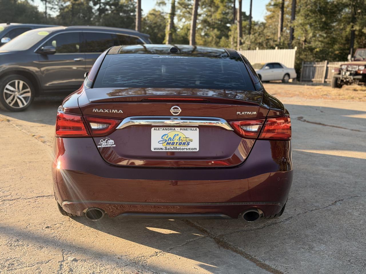 Nissan Maxima 4dr Sdn 3.5 Platinum 2016