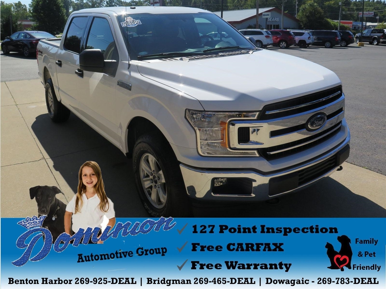 Used 2018 Ford F150 XL SuperCrew 5.5ft. Bed 4WD for Sale in Dowagiac