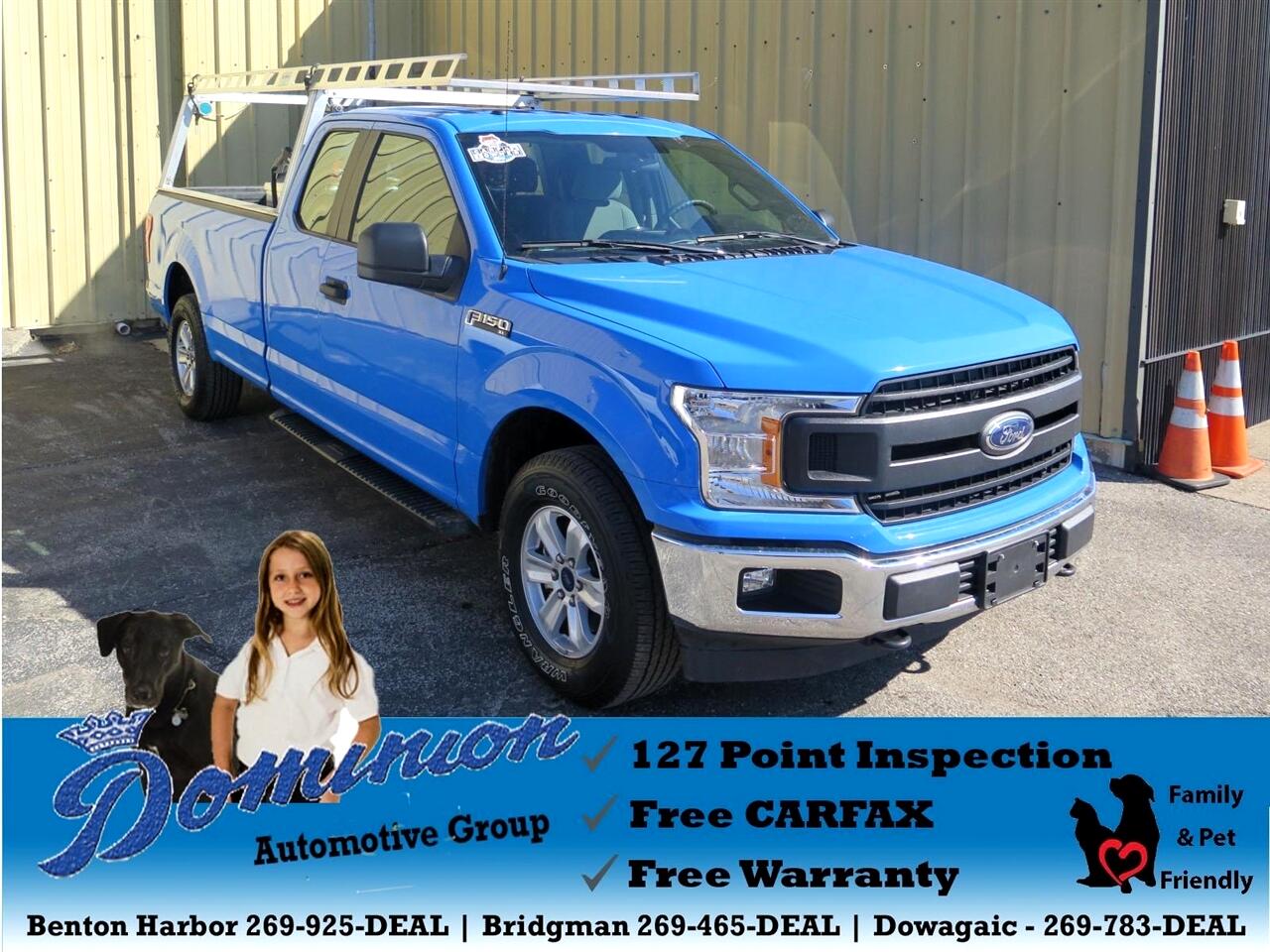 Used 2018 Ford F150 XL SuperCab 8ft. Bed 4WD for Sale in Dowagiac MI