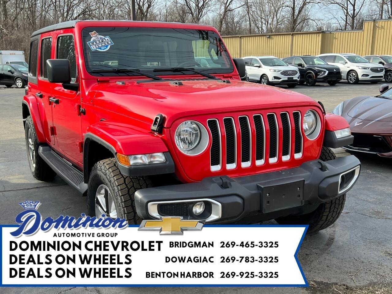 Used 2020 Jeep Wrangler for Sale in Dowagiac MI 49047 Louie Dominion's Deals on Wheels Dowagiac