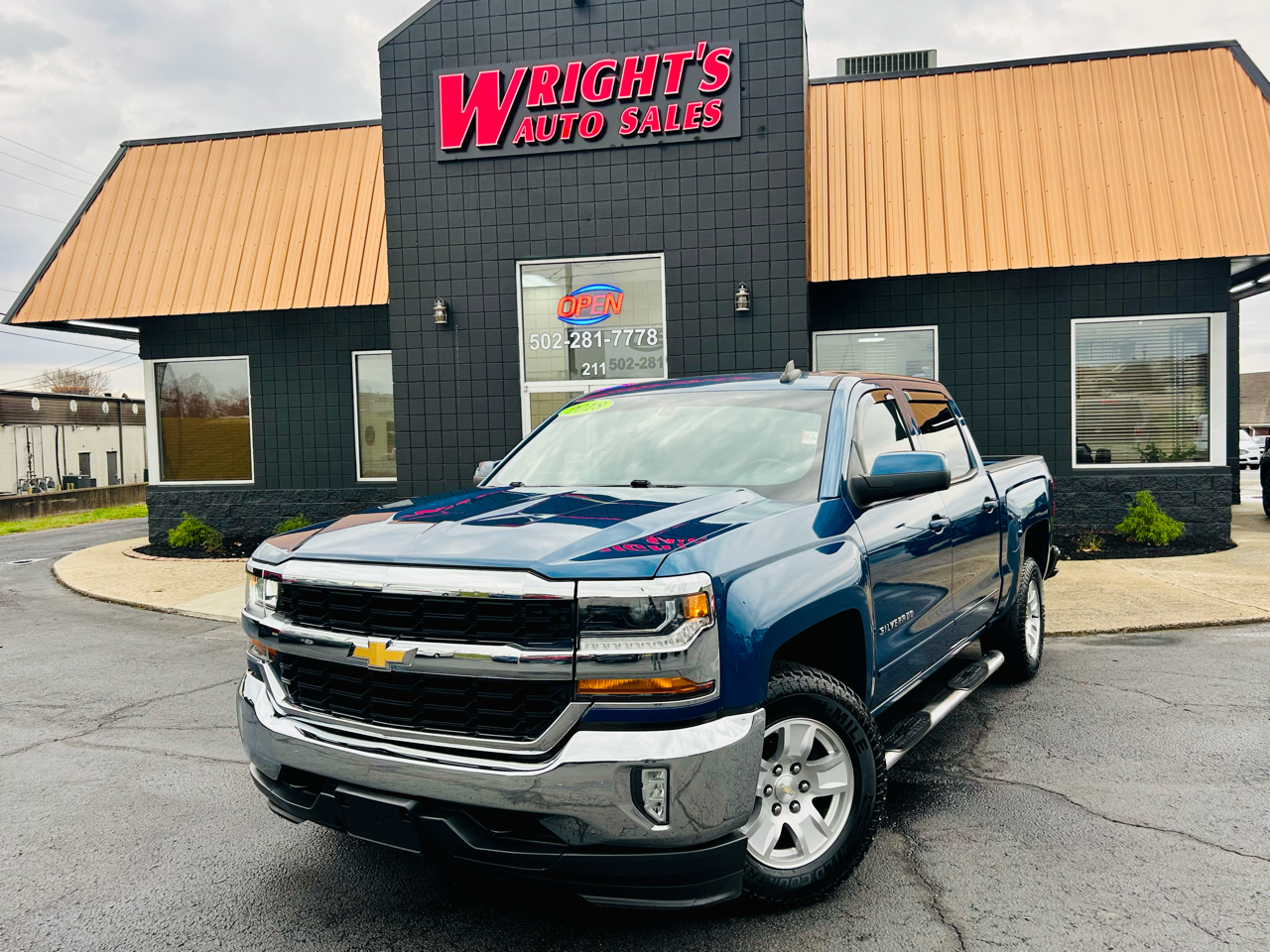 2018 Chevrolet Silverado 1500 4WD Crew Cab 143.5" LT w/1LT