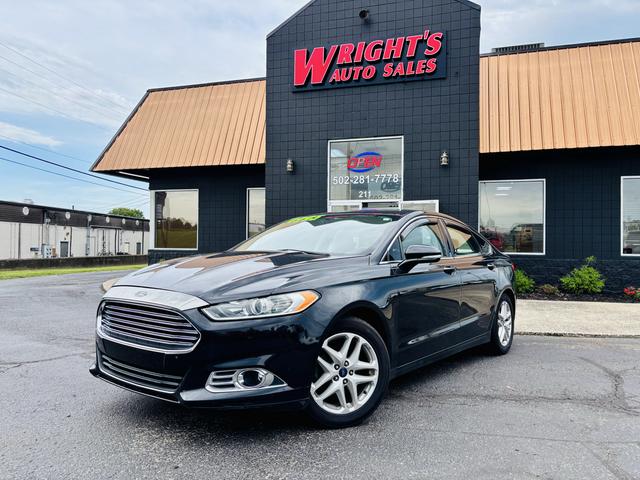Black 2014 Ford Fusion Sedan Front-Wheel Drive Automatic
