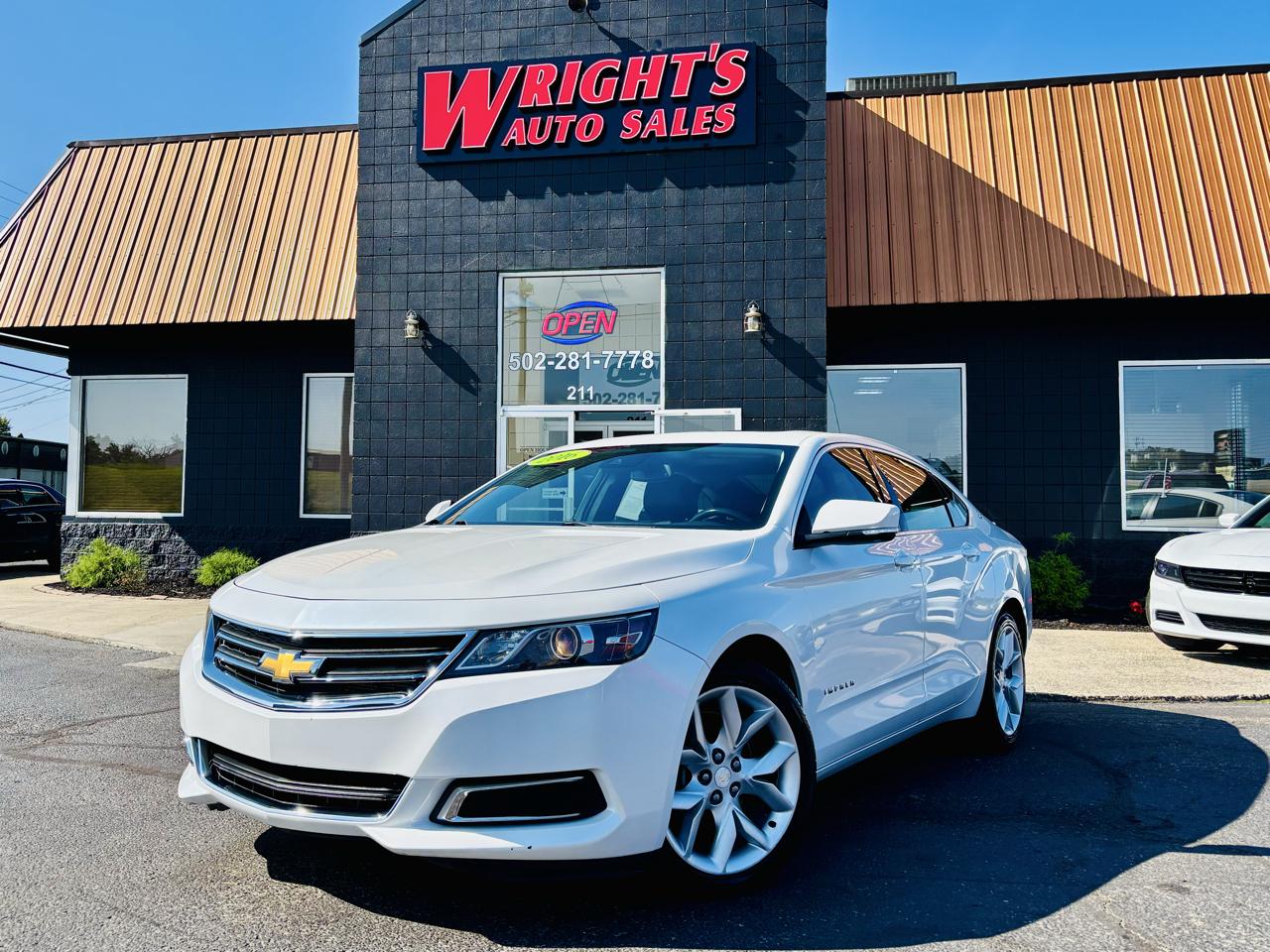 White 2016 Chevrolet Impala Sedan Front-Wheel Drive Automatic