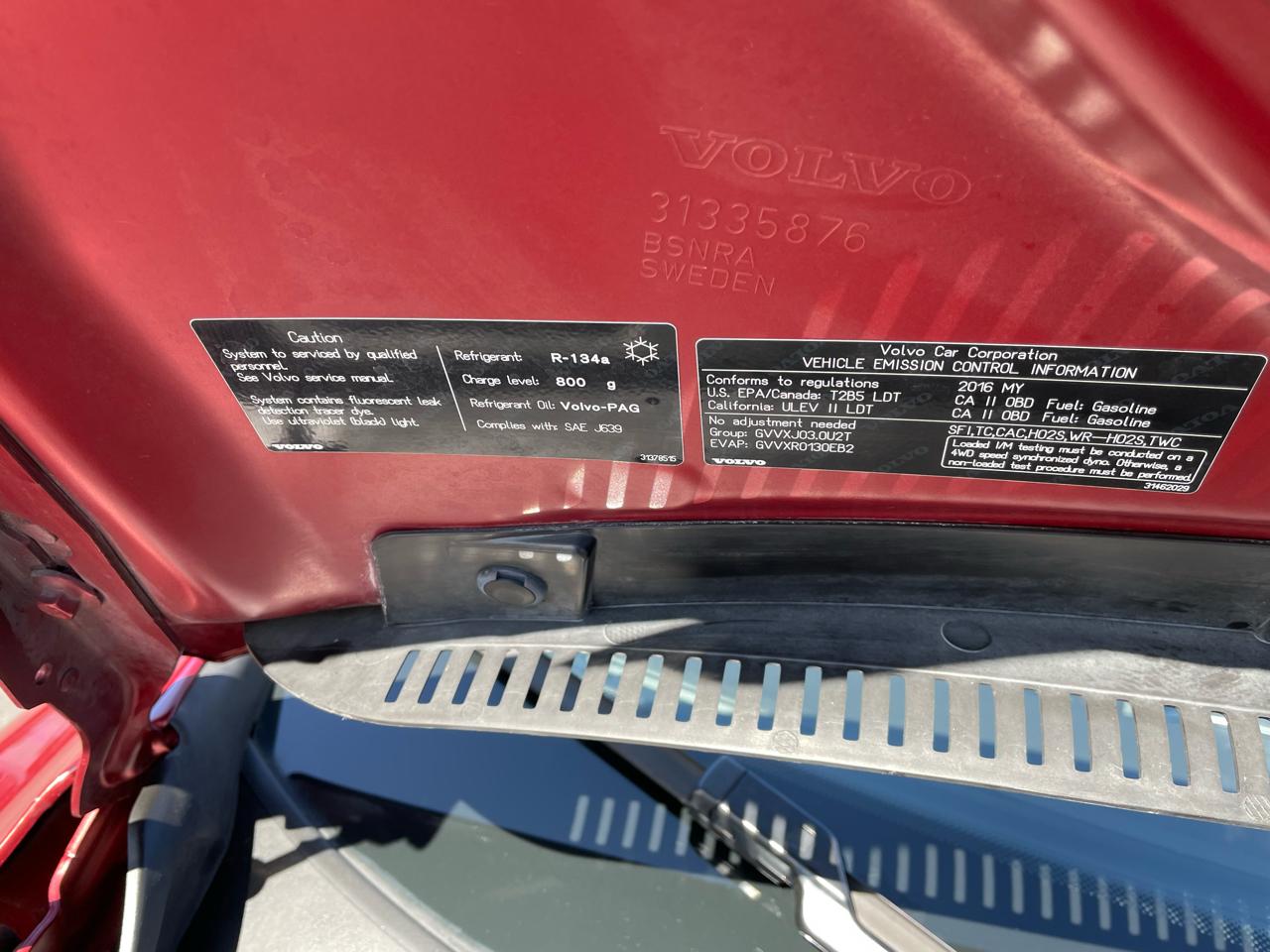 Volvo XC60 AWD 4dr T6 Platinum *Ltd Avail* 2016