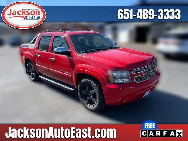 Red 2008 Chevrolet Avalanche Pickup Truck Automatic