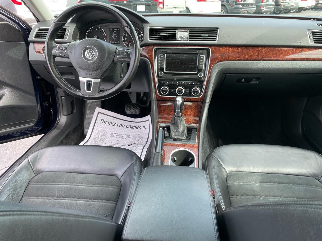 Volkswagen Passat 4dr Sdn 2.5L Auto SEL Premium PZEV 2013