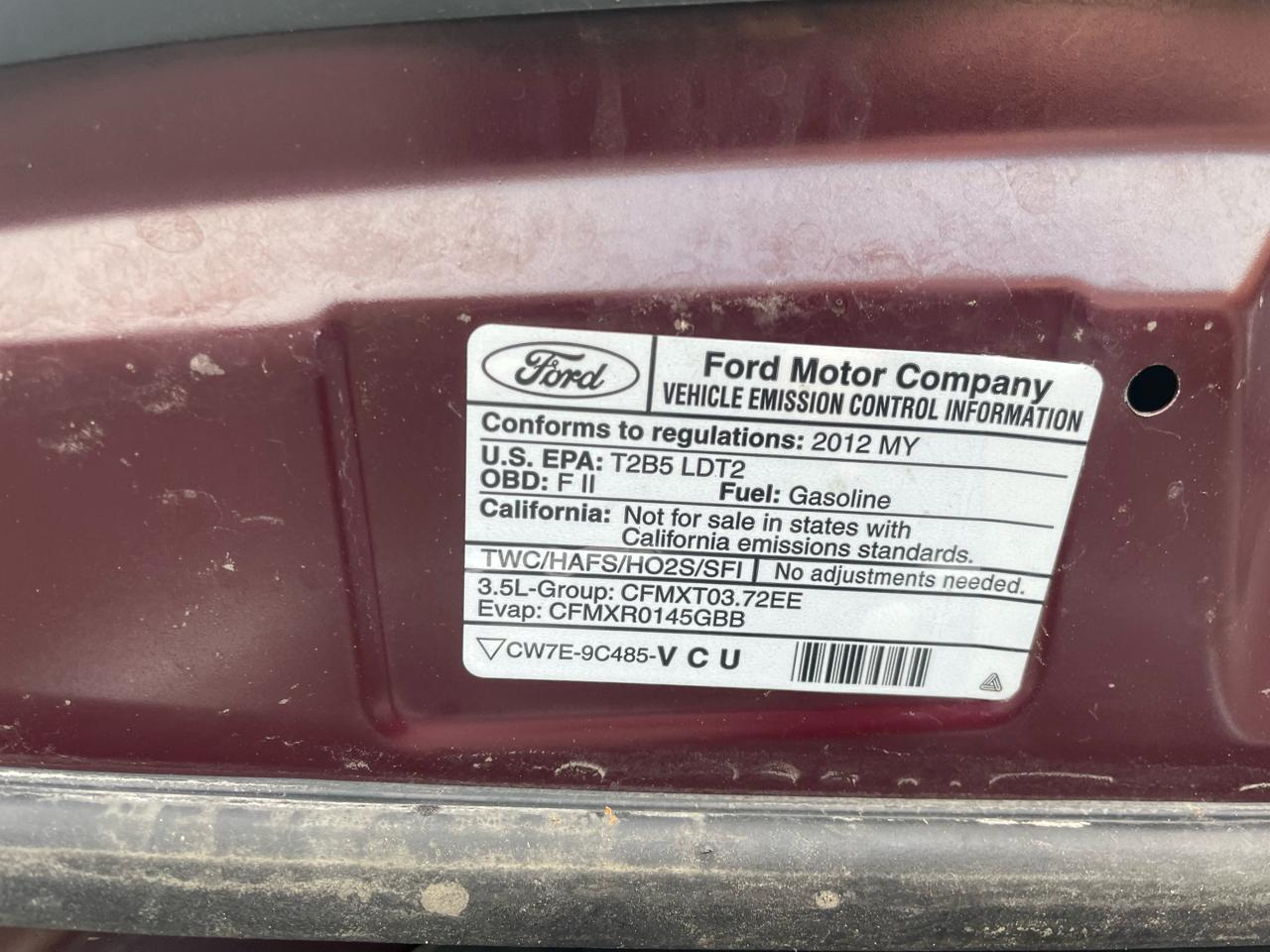 Ford Edge 4dr Limited AWD 2012