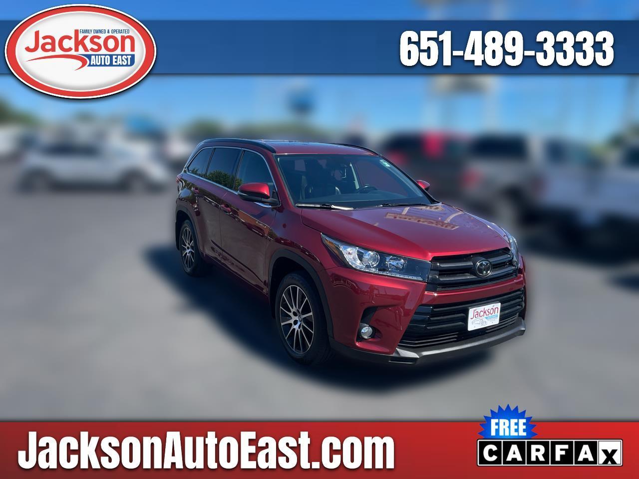Toyota Highlander XLE V6 AWD (Natl) 2018