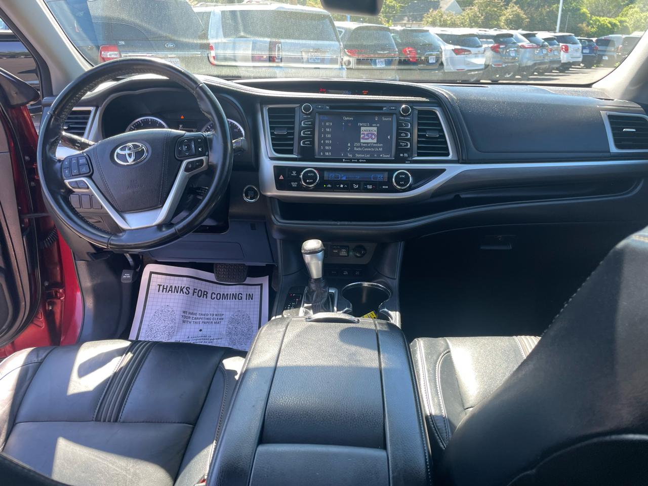 Toyota Highlander XLE V6 AWD (Natl) 2018
