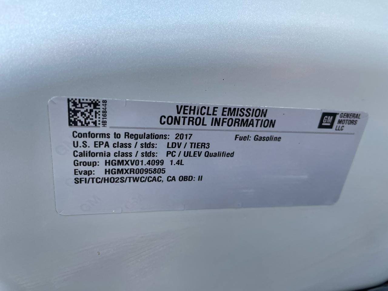 Chevrolet Trax AWD 4dr LS 2017