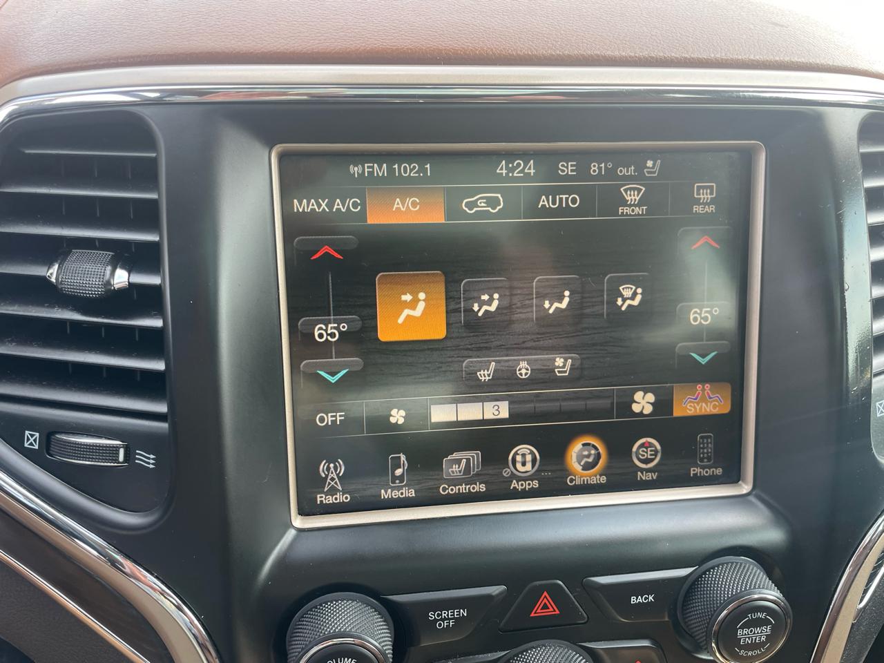 Jeep Grand Cherokee 4WD 4dr Summit 2015