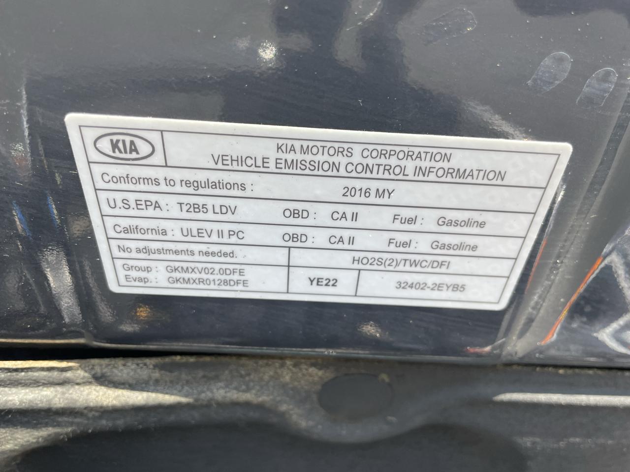 Kia Forte 5-Door 5dr HB Auto LX 2016