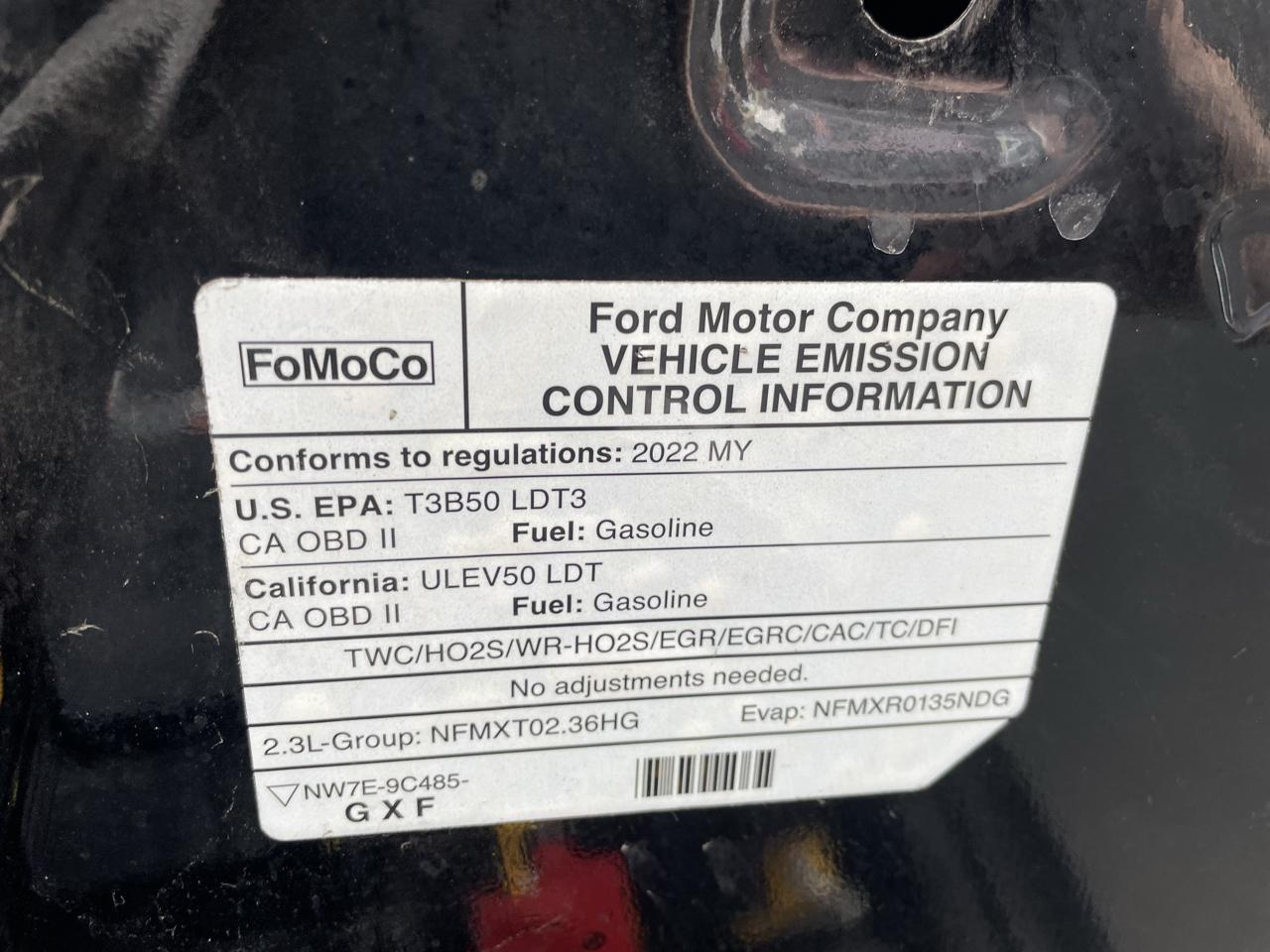Ford Ranger LARIAT 4WD SuperCab 6' Box 2022