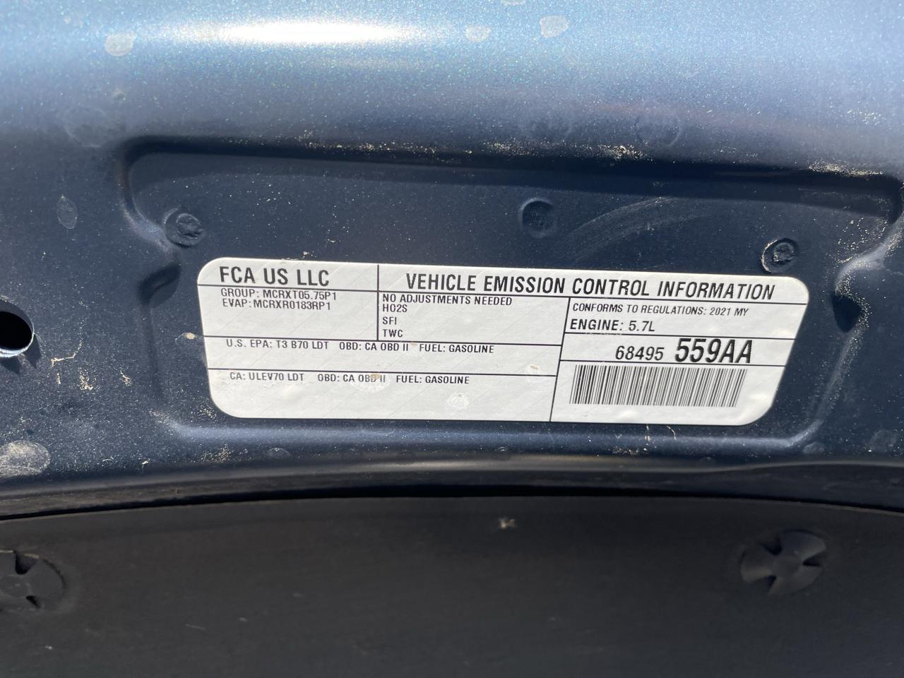 RAM 1500 Big Horn 4x4 Crew Cab 5'7" Box 2021