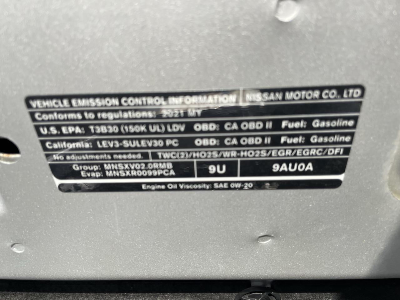 Nissan Sentra SV CVT 2021