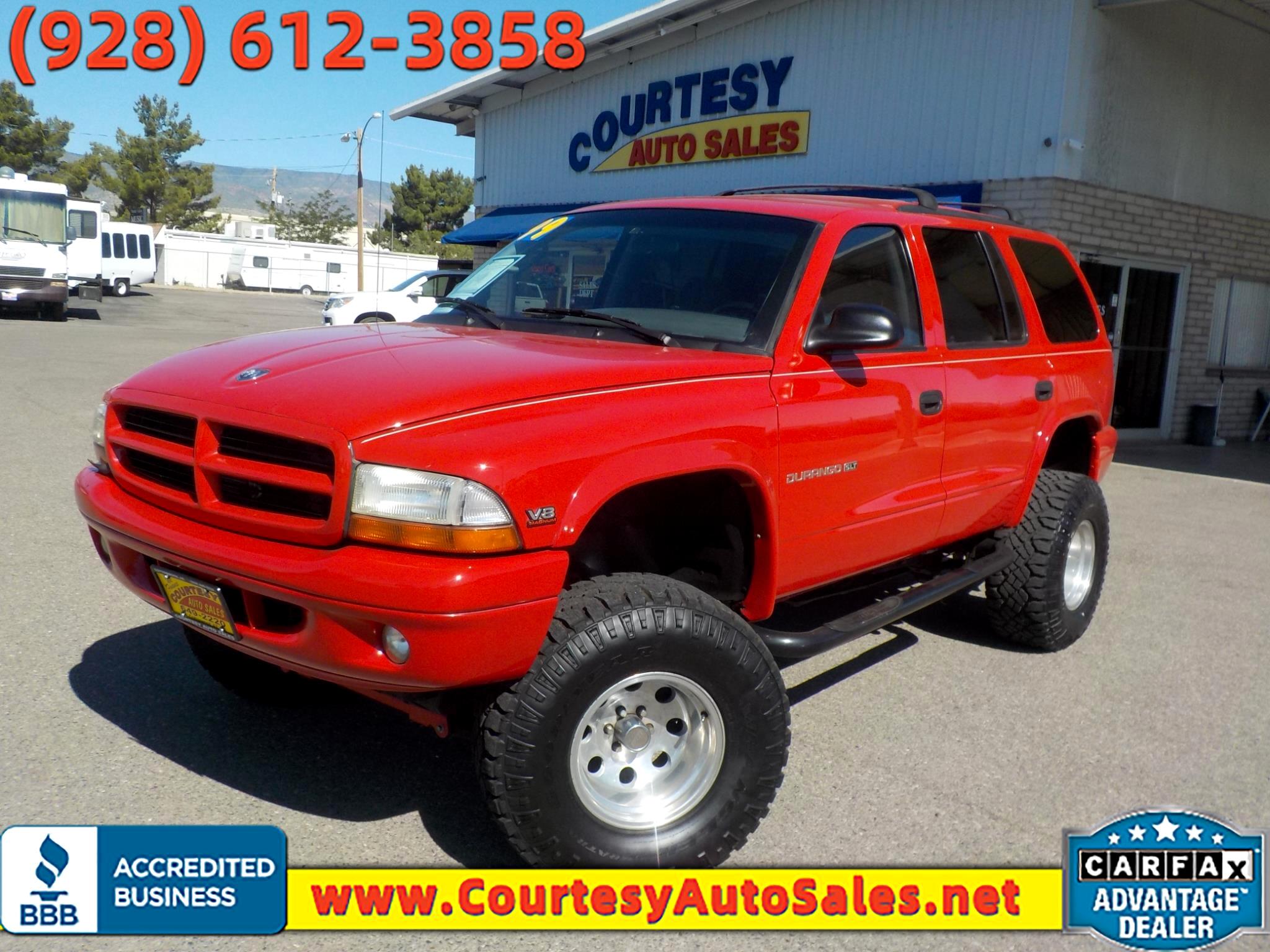 Used 1999 Dodge Durango 4dr 4WD SLT for Sale in Cottonwood AZ 86326 Courtesy Auto Sales