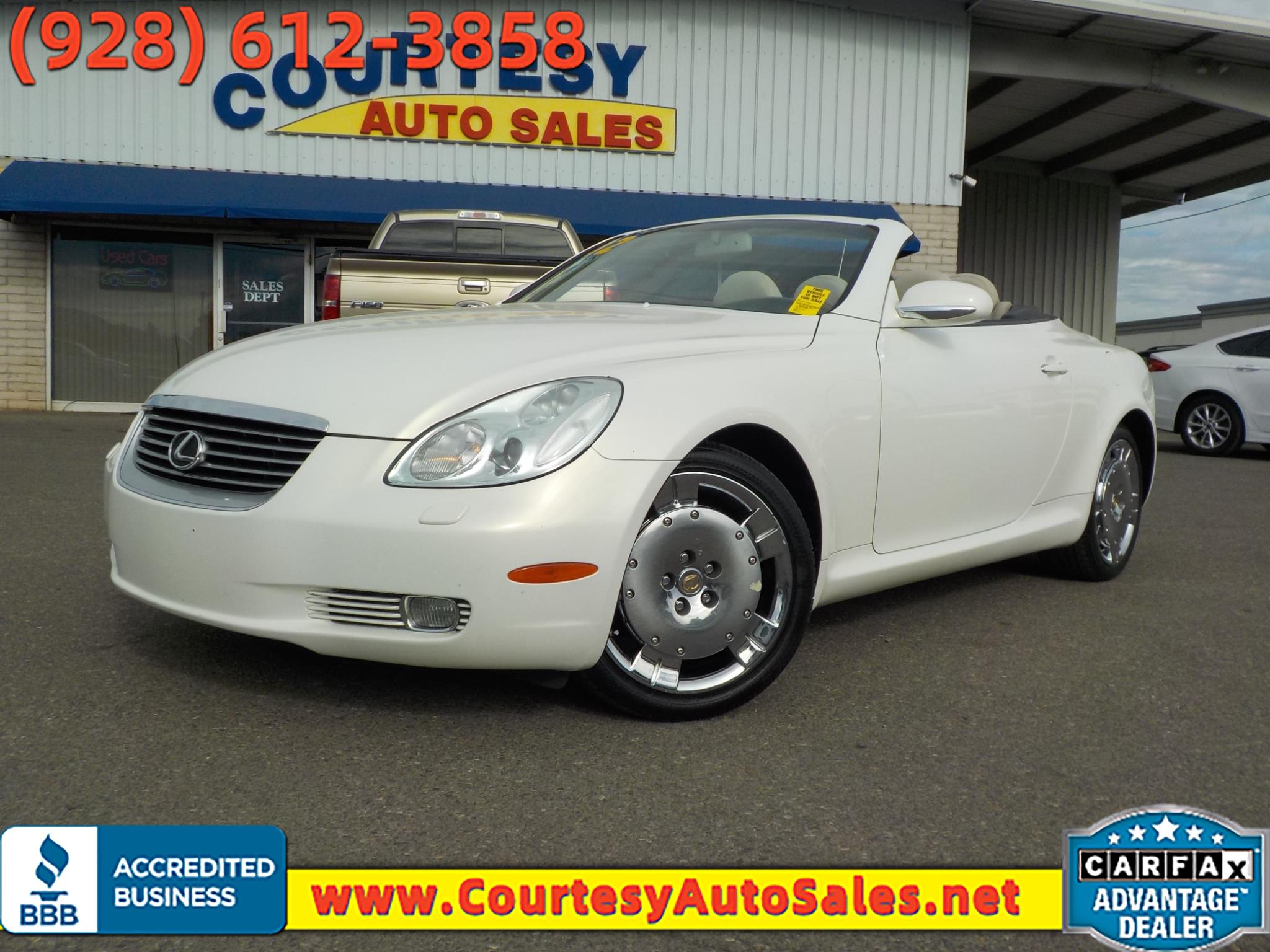 Used 2002 Lexus SC 430 2dr Convertible for Sale in Cottonwood AZ 86326
