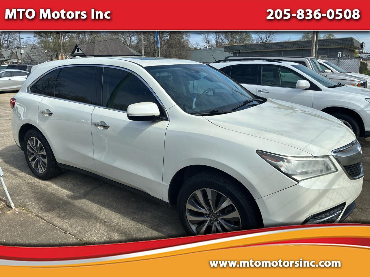 2015 Acura MDX 6-Spd AT w/Tech Package