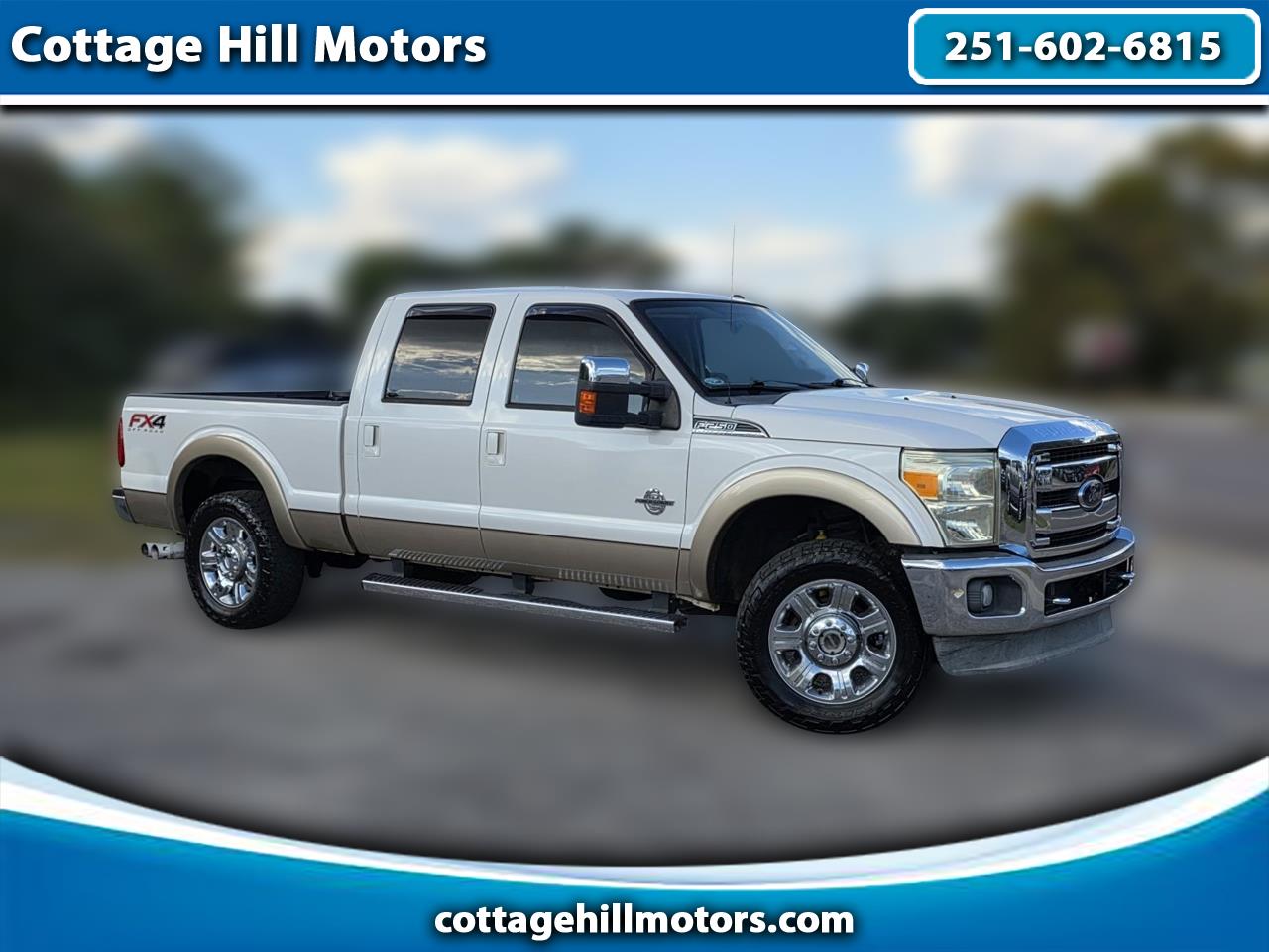 2012 Ford F-250 SD Lariat Crew Cab 4WD