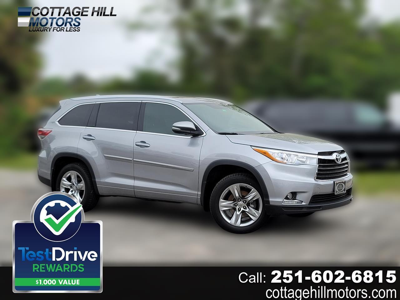 Toyota Highlander Limited AWD V6 2015