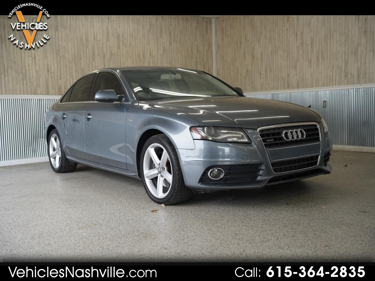 2012 Audi A4 4dr Sdn Auto quattro 2.0T Premium Plus