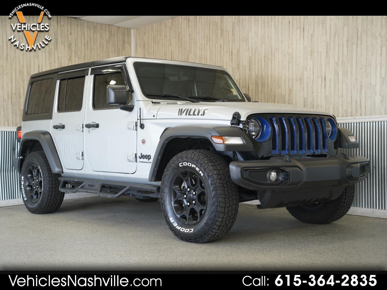 Jeep Wrangler Willys 4 Door 4x4 2023