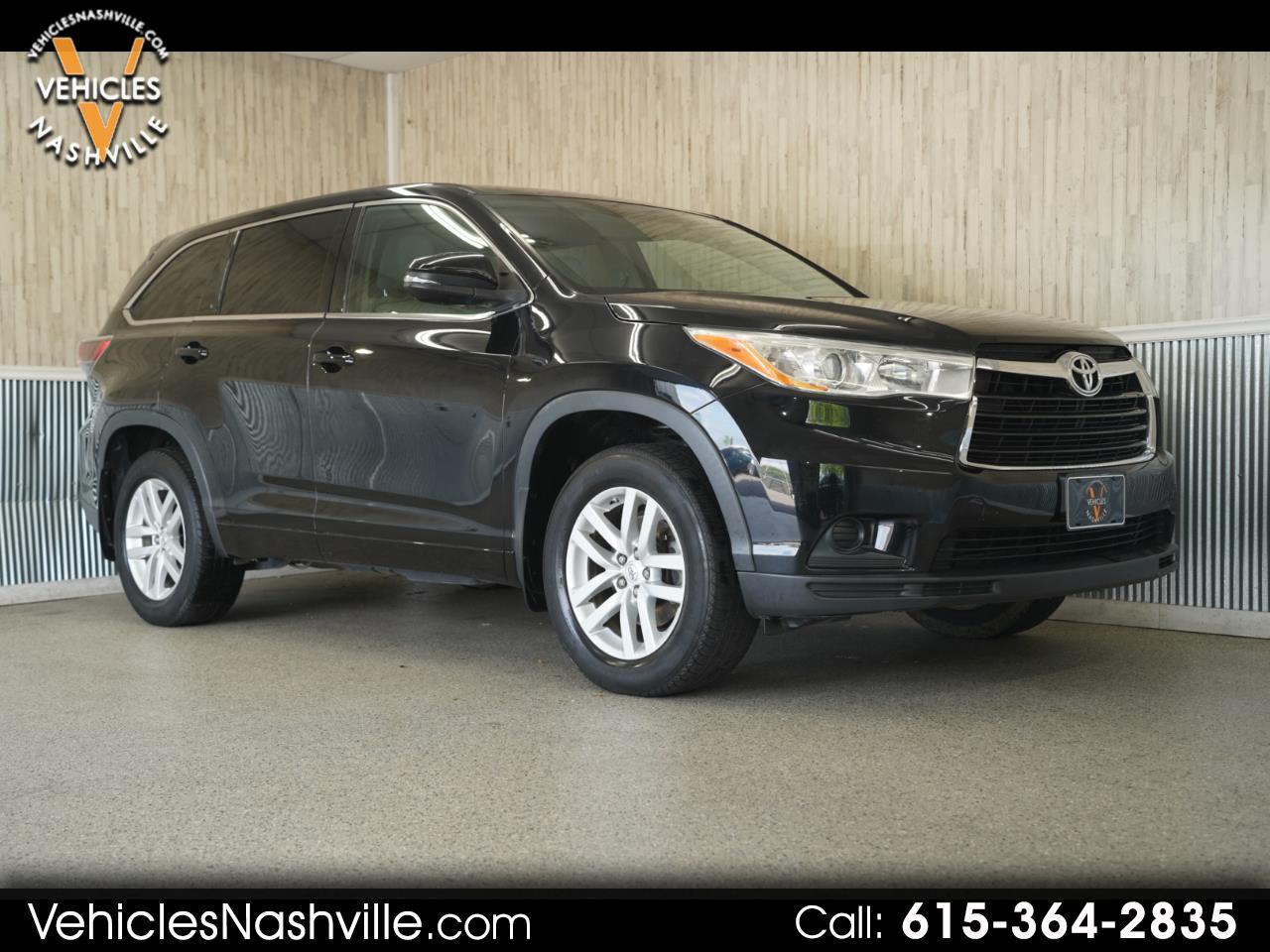 Toyota Highlander AWD 4dr V6 LE (Natl) 2014