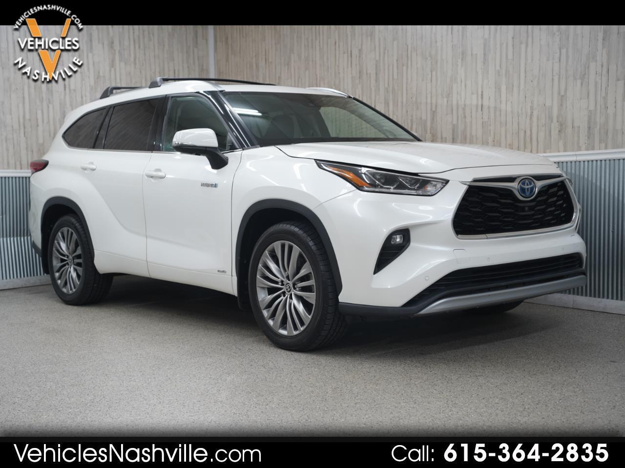 Toyota Highlander Hybrid Platinum AWD (Natl) 2021