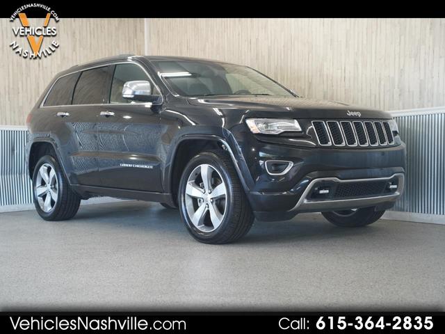Black 2016 Jeep Grand Cherokee Overland SUV / Crossover 4X2 Automatic