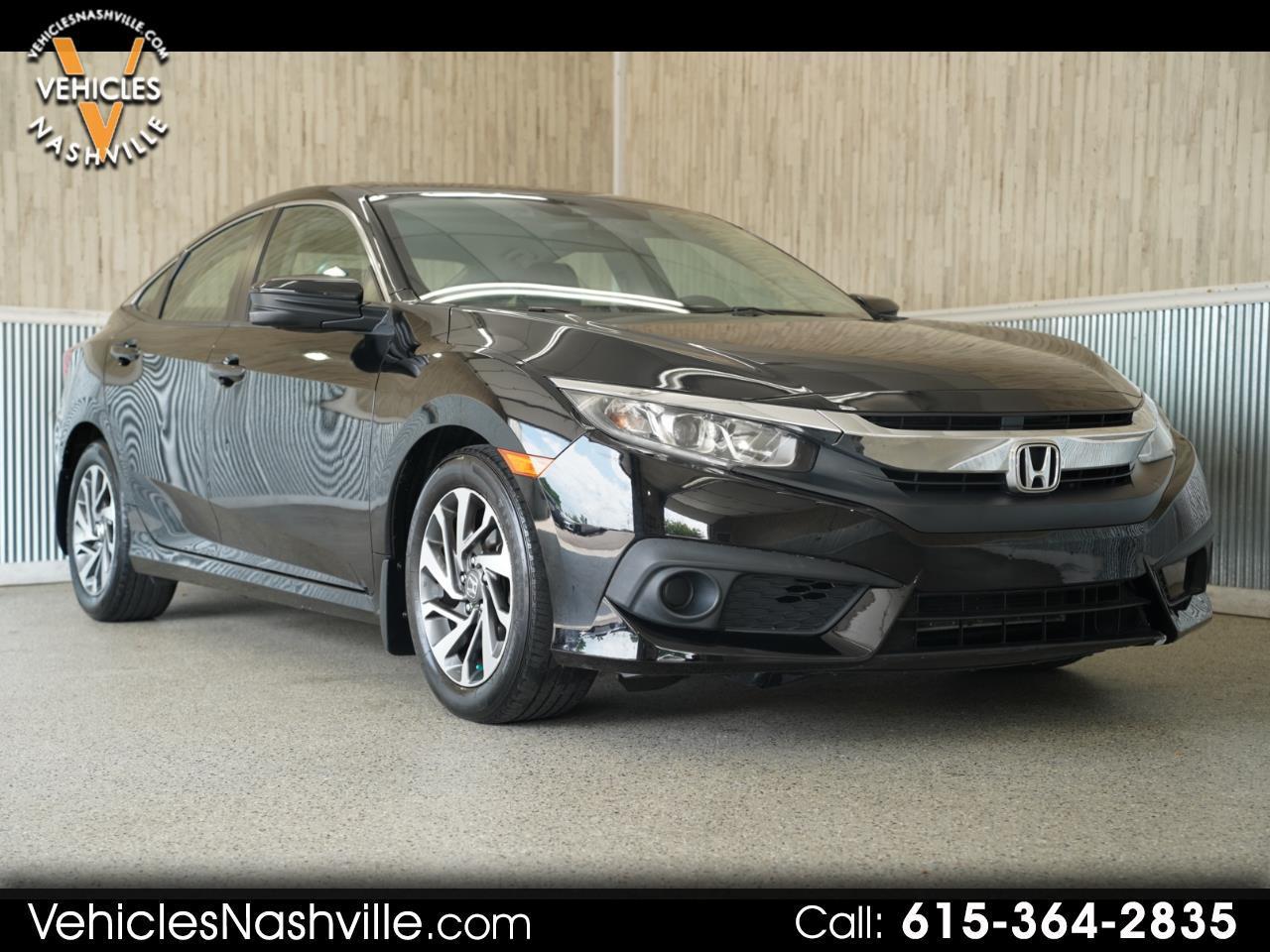 Honda Civic Sedan 4dr CVT EX w/Honda Sensing 2016
