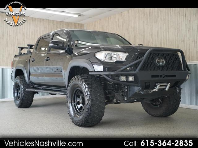 Black 2018 Toyota Tacoma Pickup Truck Four-Wheel Drive Manual
