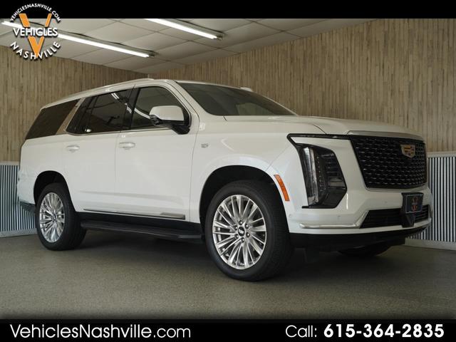Crystal White Tricoat 2025 Cadillac Escalade SUV / Crossover Four-Wheel Drive Automatic