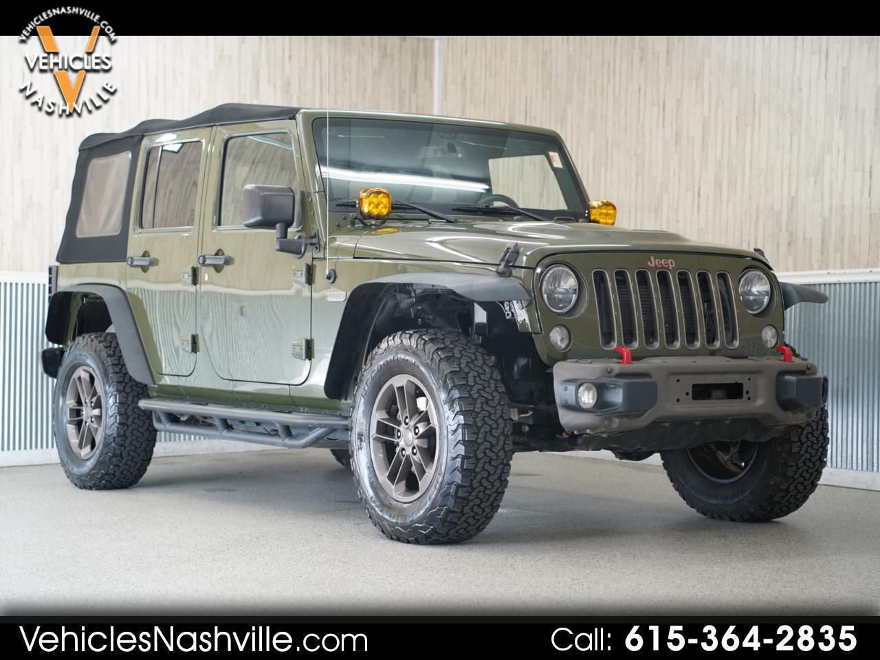 Jeep Wrangler Unlimited 4WD 4dr 75th Anniversary 2016