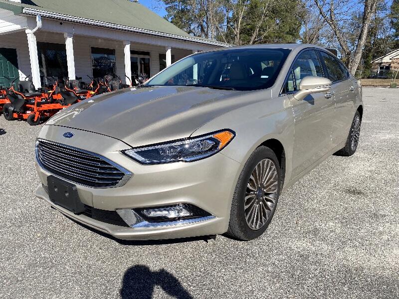 Used 2018 Ford Fusion Titanium with VIN 3FA6P0D94JR262982 for sale in Loris, SC