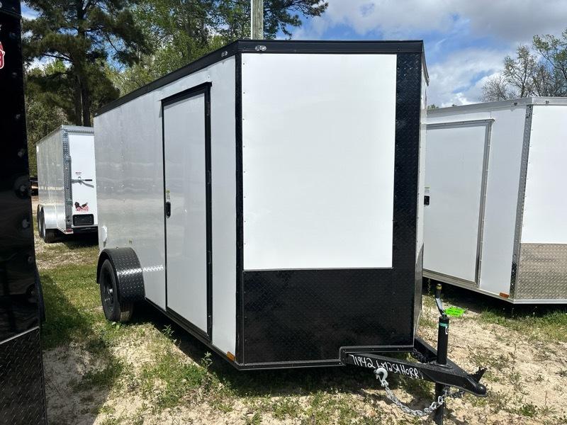 2026 Quality Cargo 6x12SA Enclosed 1200/3k lbs gvwr  black out package