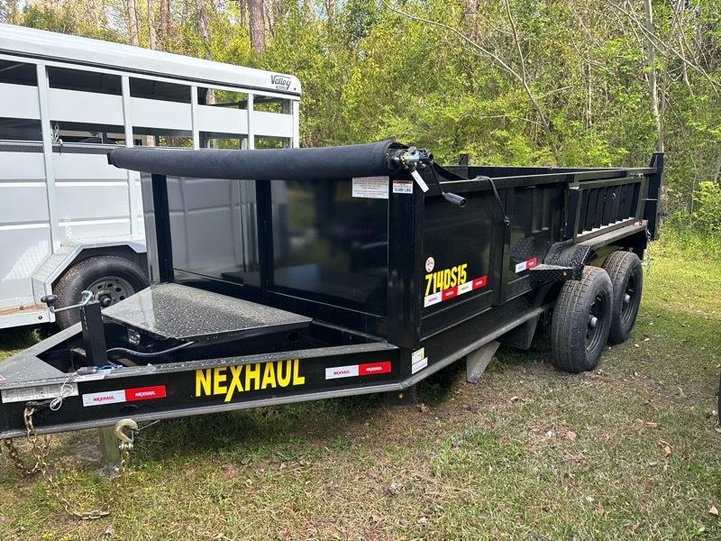 2026 Nex Haul Dump Trailer 7x14 twin cyl/ 15k gvwr