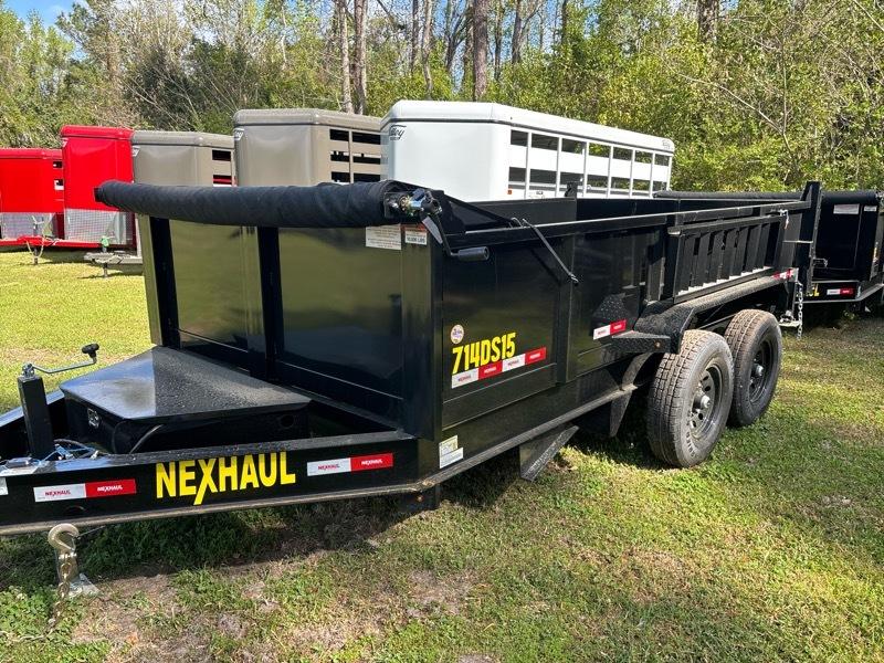2026 Nex Haul Dump Trailer 7x14 twin cyl / 15k gvwr