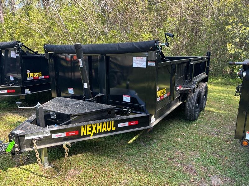 2026 Nex Haul Dump Trailer 7x14 telescopic lift / 15k gvwr