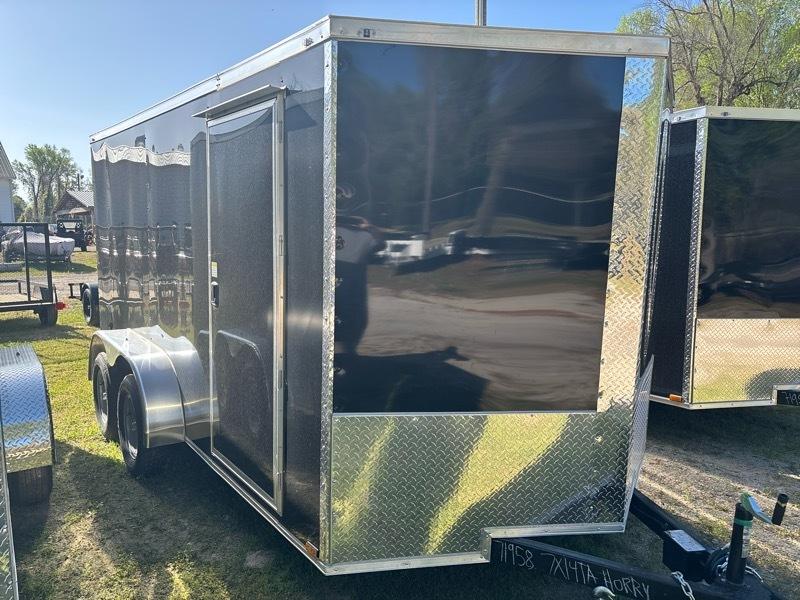 2026 Quality Cargo 7x14TA Enclosed v/ramp 7k gvwr