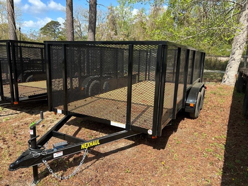 2026 Nex Haul Contractor Trailer 7x 16 48 inch high sides 7k gvwr