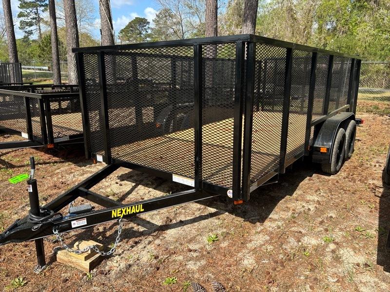 2026 Nex Haul Contractor Trailer 7x16 48 inch high sides 7k gvwr