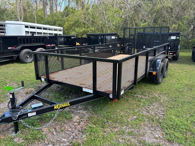 2026 Nex Haul Contractor Trailer 7x16 24 inch high sides 7k gvwr