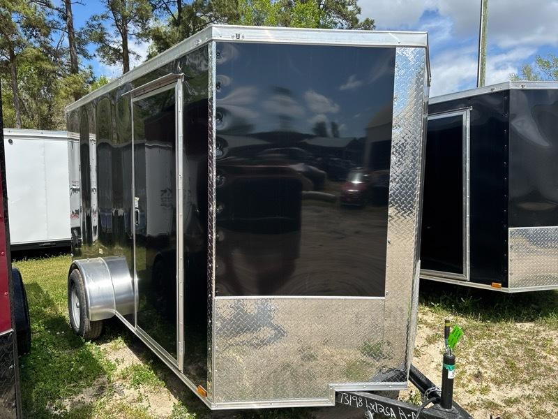 2026 Quality Cargo 6x12SA Enclosed 3k gvwr v nose ramp door