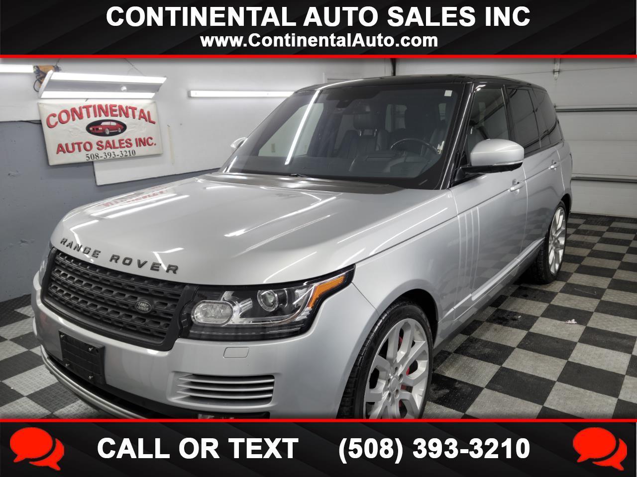 2016 Land Rover Range Rover 4WD 4dr Supercharged